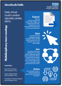 Promotional poster for south London MDTs