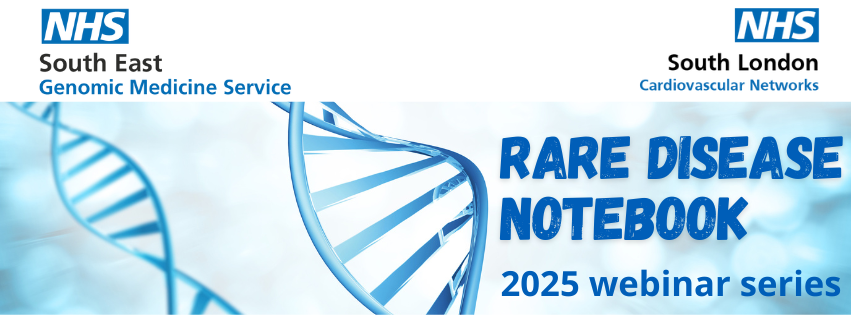 2025 Rare disease notebook webinar series header image